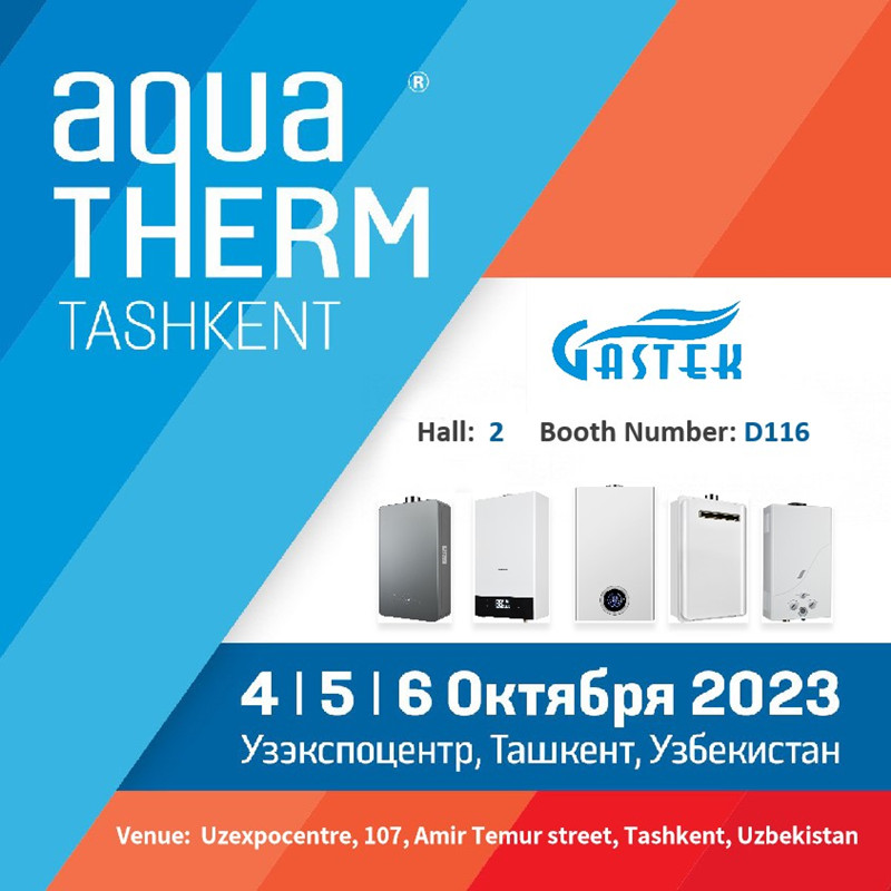 ZHONGSHAN GASTEK HOME INSTRUMENTUM CO LiMiTED ad Tabs Innovative Gas aqua calentium et Boilers ad Tashkent Fair