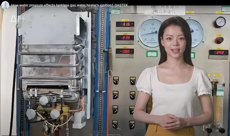 Quomodo aqua pressura afficit tankless gas aqua calefacientis ignitio?