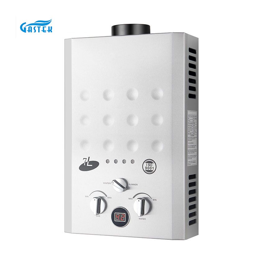 Flue Type Shower LPG Natural Instant Gas Water Heater Install in Bathroom